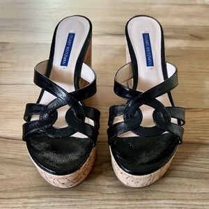 Stuart Weitzman Cadence Wedge Slide Sandal